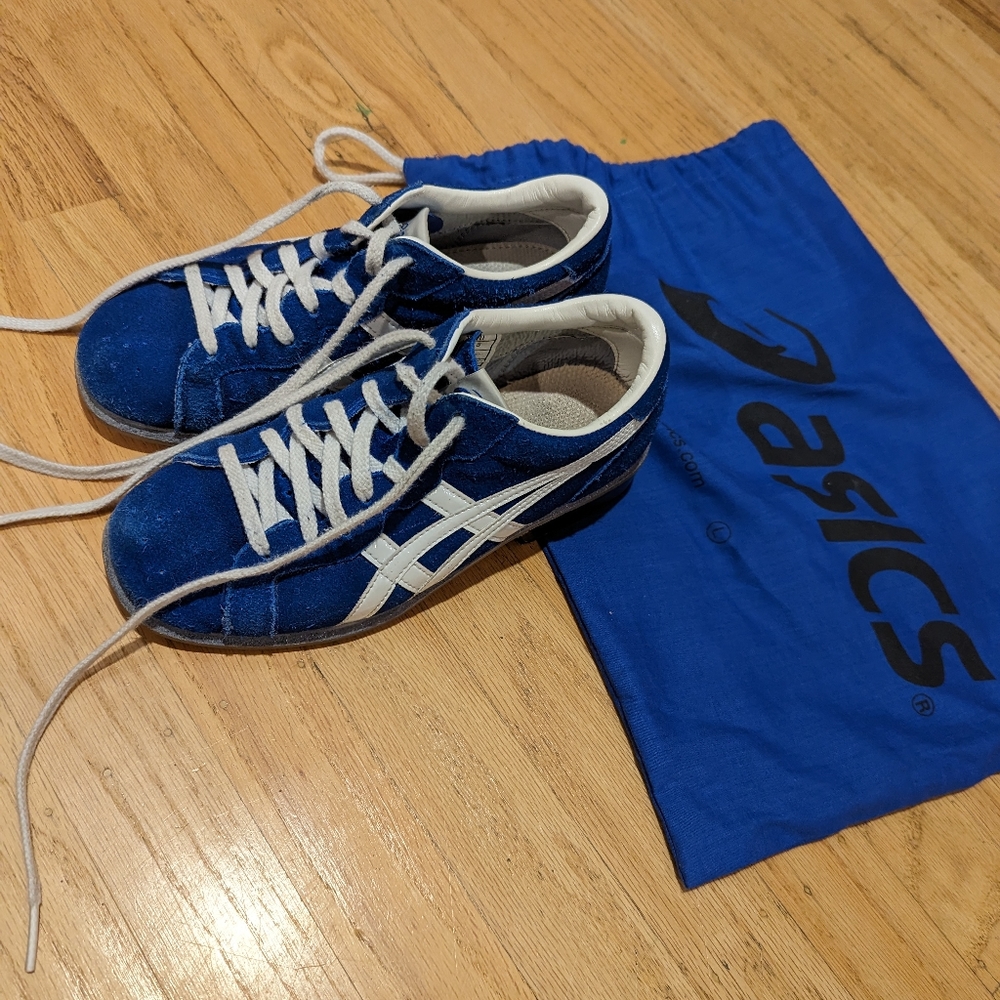 Asics Weightlifting Shoes 727 Blue White Size 23.5 (US 6.5)